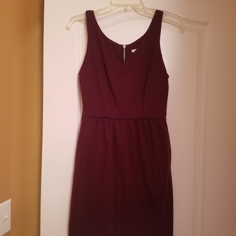 Bar III Maroon short dress Sz M